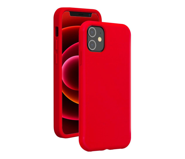 BIGBEN Etui do iPhone 12 MINI CZERWONY - 671219 - zdjęcie